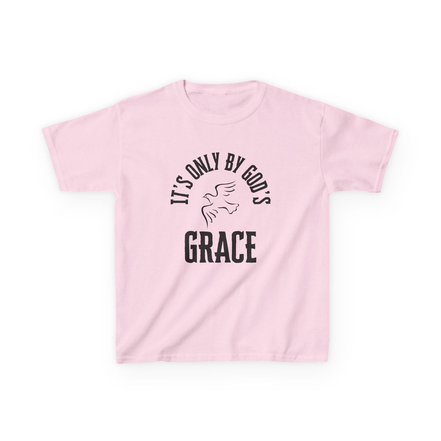 By God's Grace - Kids Heavy Cotton