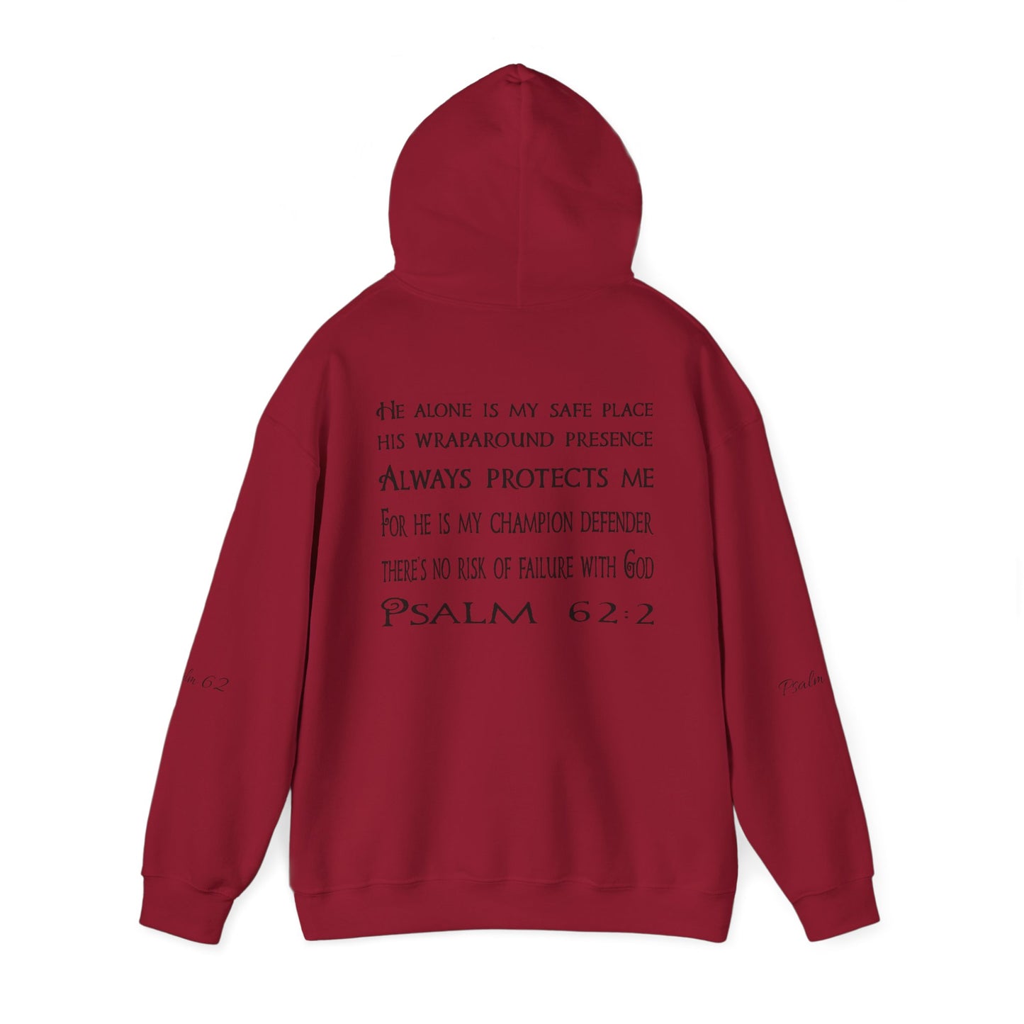 Keep calm and Read a Psalm - Adult Unisex Heavy Hooded Sweatshirt