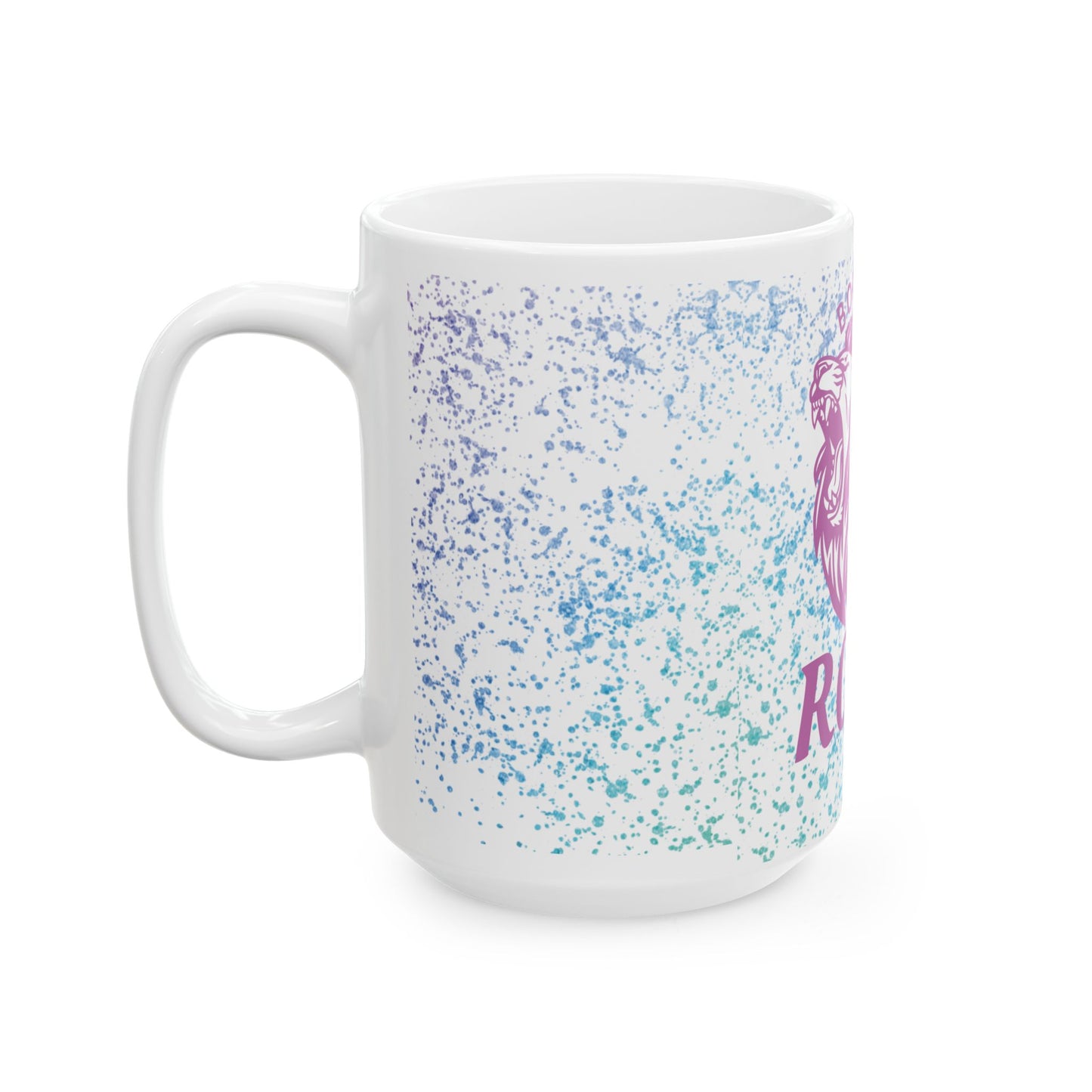 Born to Roar (Colorful) Ceramic Mug, (11oz, 15oz)