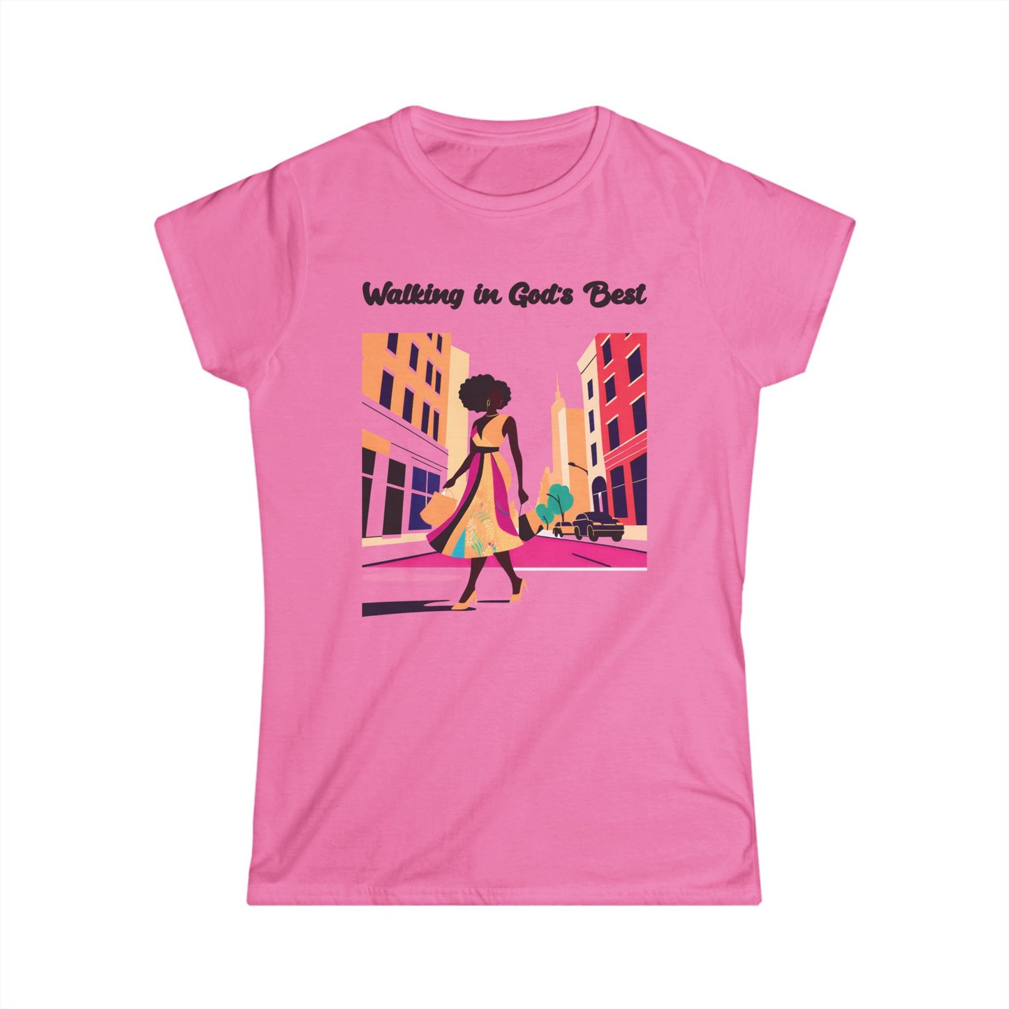 Walking in God's Best - Women's Softstyle Tee