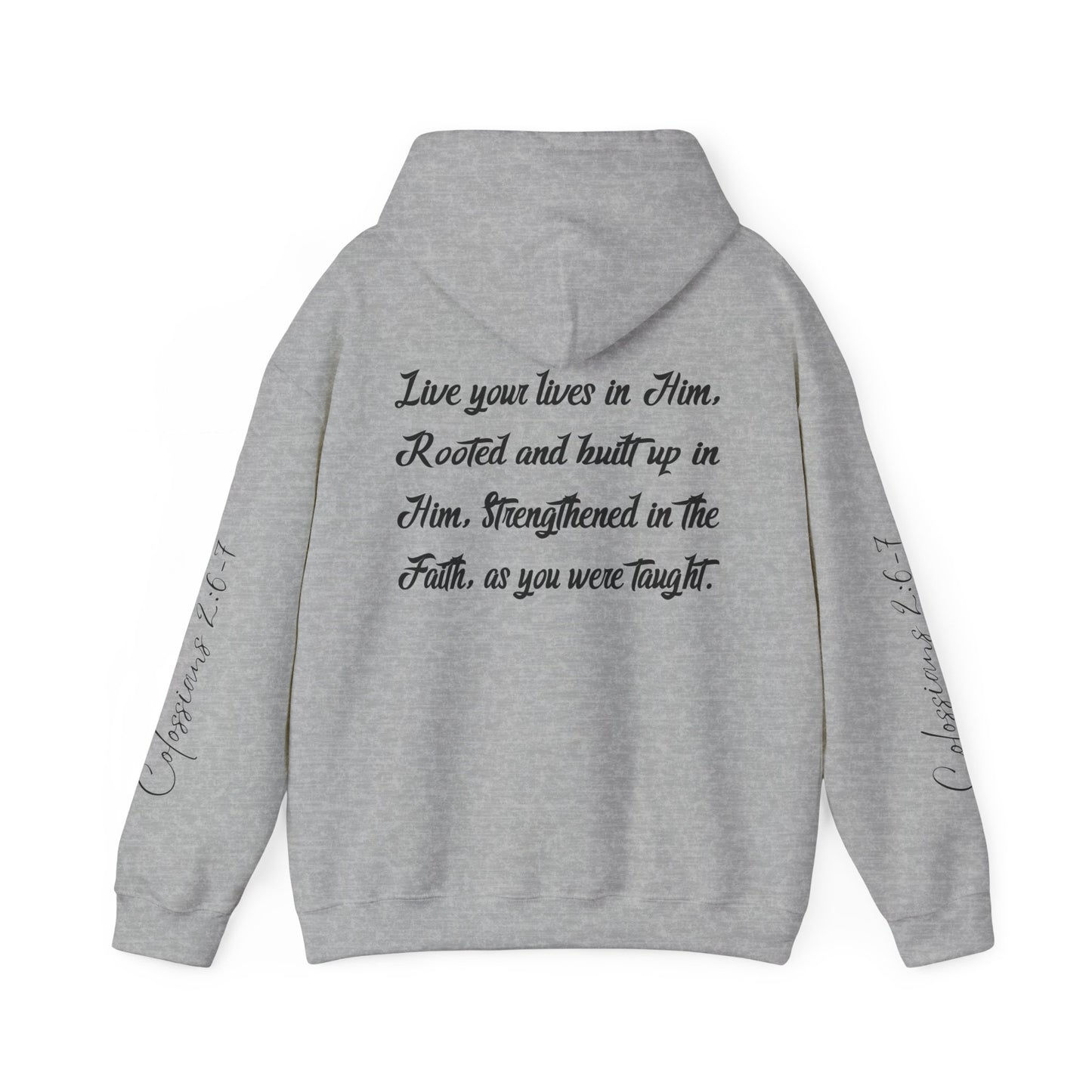 Rooted in Christ - Adult Unisex Hooded Sweatshirt