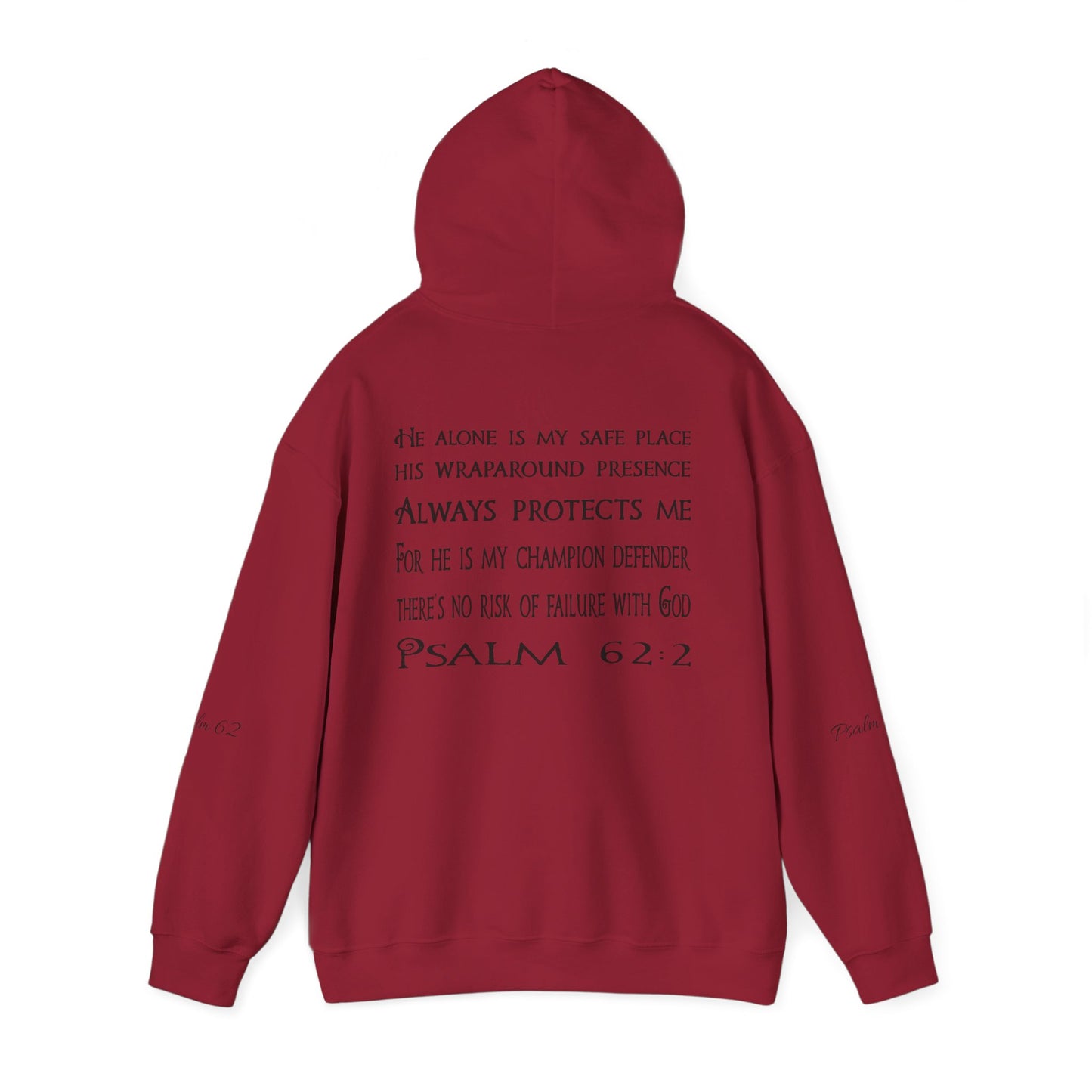 Keep calm and Read a Psalm - Adult Unisex Heavy Hooded Sweatshirt