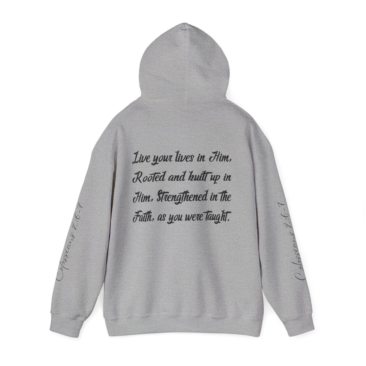 Rooted in Christ - Adult Unisex Hooded Sweatshirt
