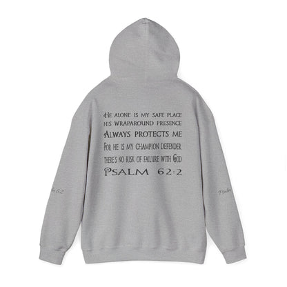 Keep calm and Read a Psalm - Adult Unisex Heavy Hooded Sweatshirt
