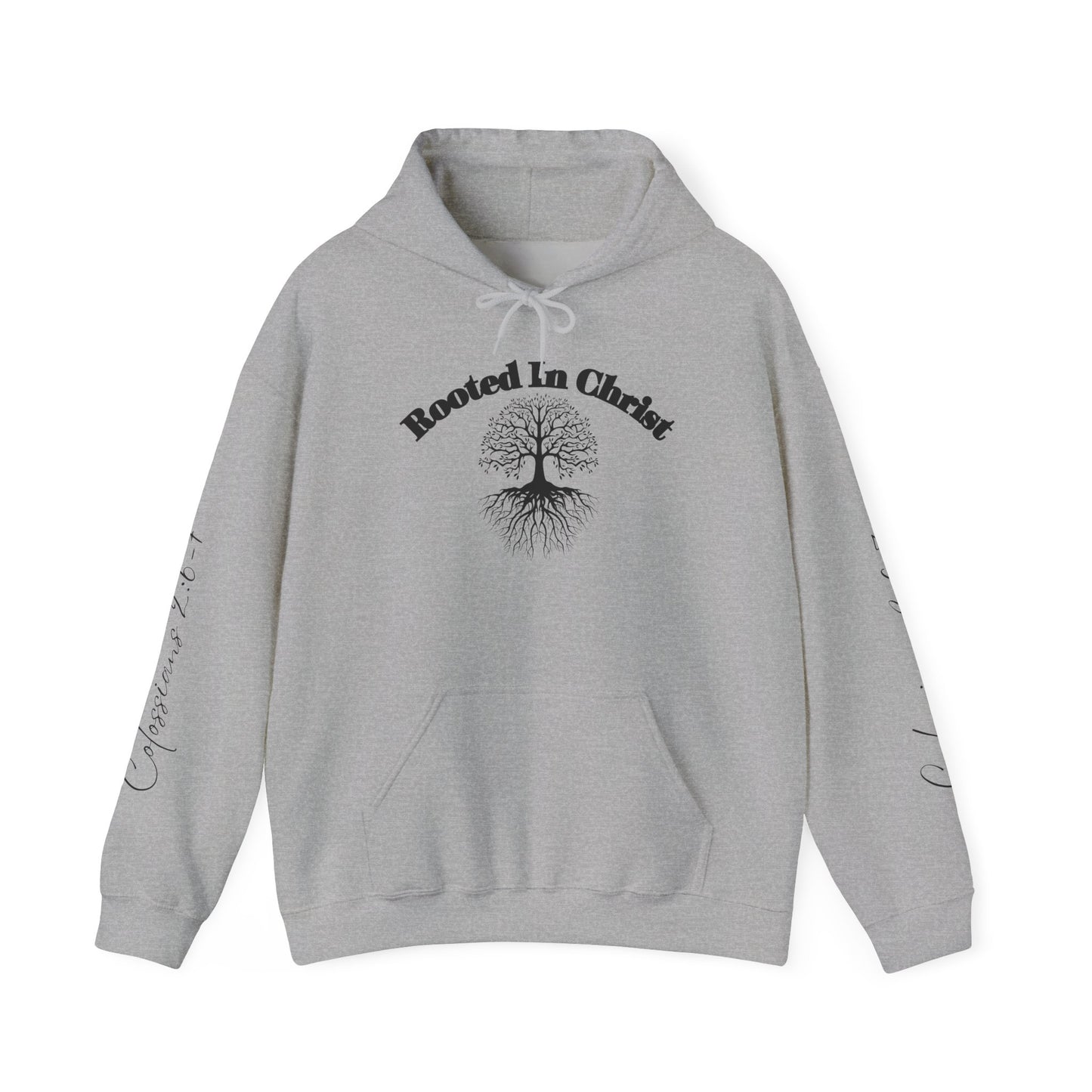 Rooted in Christ - Adult Unisex Hooded Sweatshirt