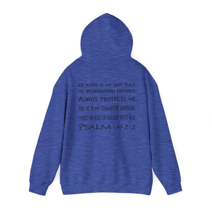 Keep calm and Read a Psalm - Adult Unisex Heavy Hooded Sweatshirt