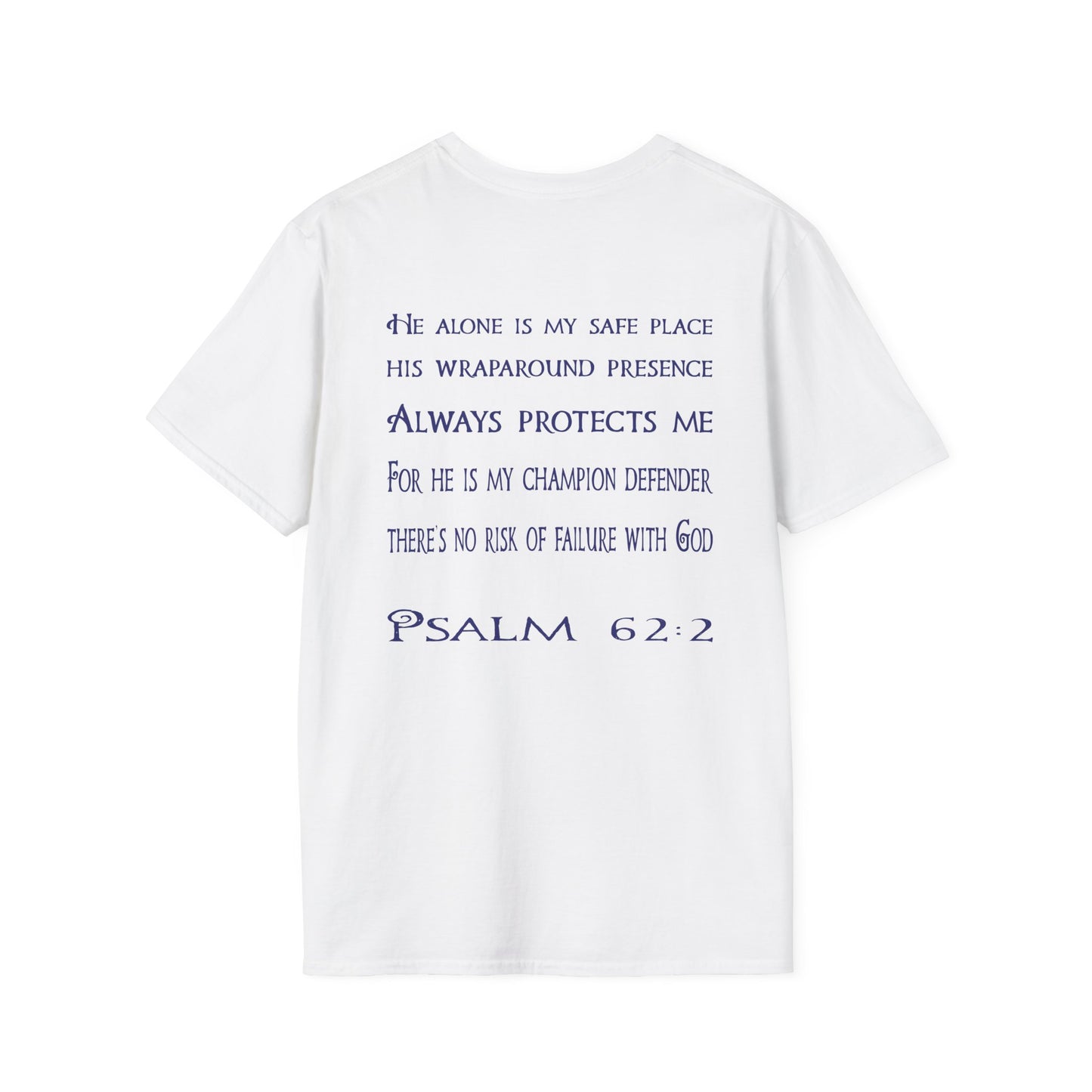 Keep Calm (Blue ink) Adult Unisex T-Shirt