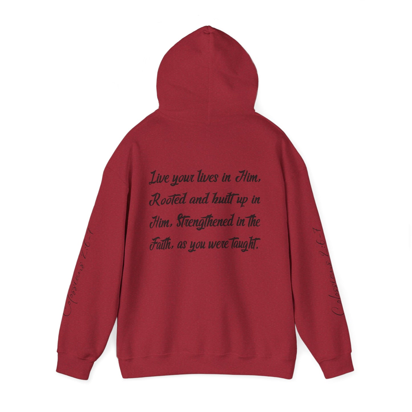 Rooted in Christ - Adult Unisex Hooded Sweatshirt