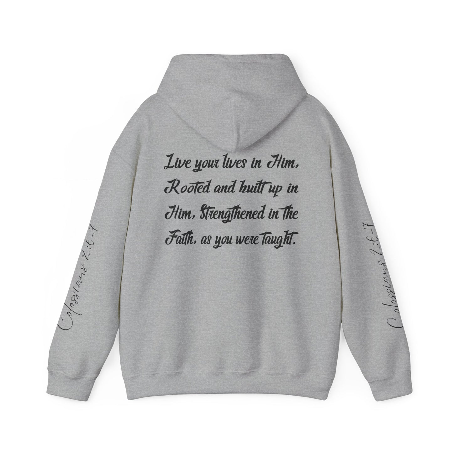 Rooted in Christ - Adult Unisex Hooded Sweatshirt