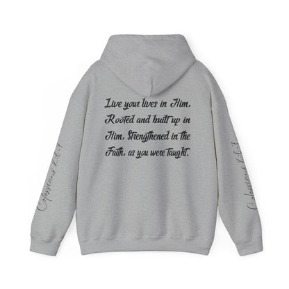 Rooted in Christ - Adult Unisex Hooded Sweatshirt